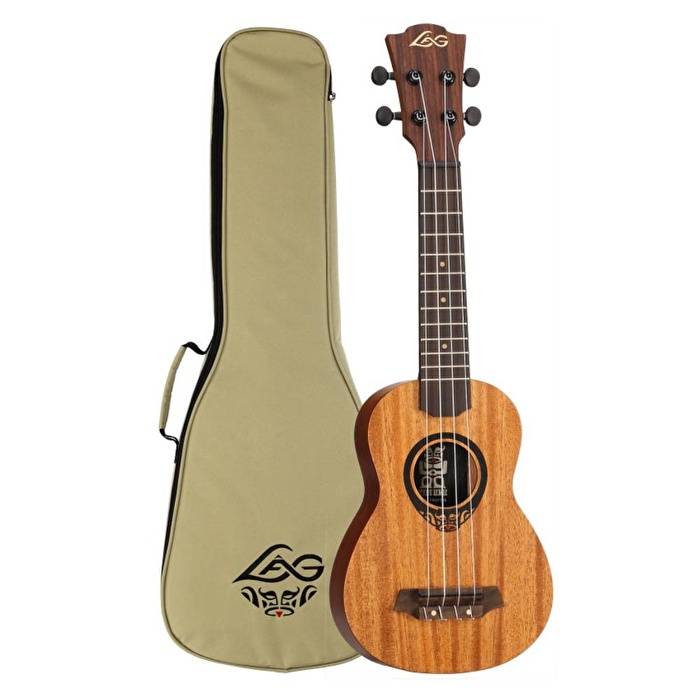 Lag TKU110S Tiki Uku Soprano Ukulele (Gigbag Dahil)